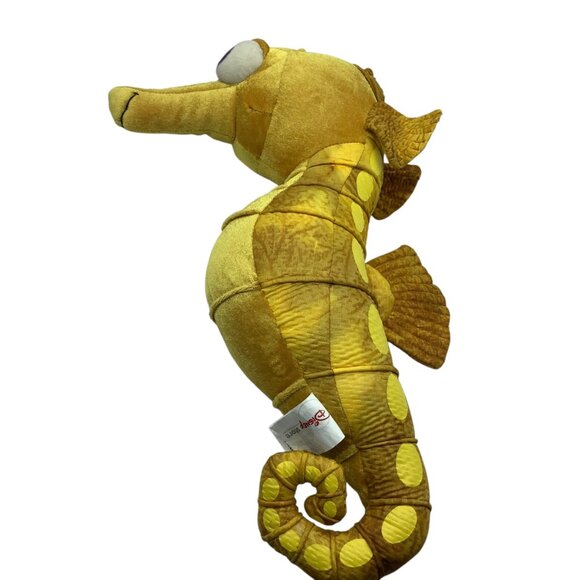 Disney Store Finding Nemo Seahorse Sheldon 16” Plush Stuffed Animal Toy Yellow - Picture 1 of 8